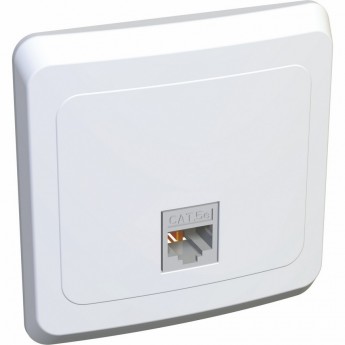 Розетка SCHNEIDER ELECTRIC ЭТЮД С/У телефонная, белый, Россия