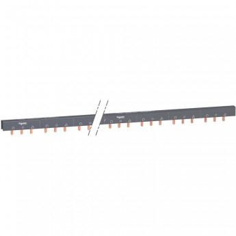 Гребенчатая шинка ДОП.+3П (AuxL1L2L3…) 57 МОД.18ММ 100А разрезаемая Гребенчатая шинка ДОП.+3П (AuxL1L2L3…) 57 МОД.18ММ 100А разрезаемая