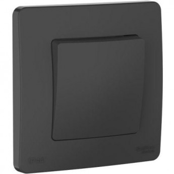Переключатель 1-клавиша SCHNEIDER ELECTRIC СП BLANCA SE BLNVS41060610А IP44 (сх.6) 250В антрацит