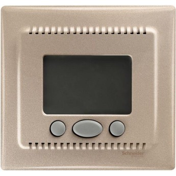 Термостат SCHNEIDER ELECTRIC SEDNA "комфорт", 16А, титан
